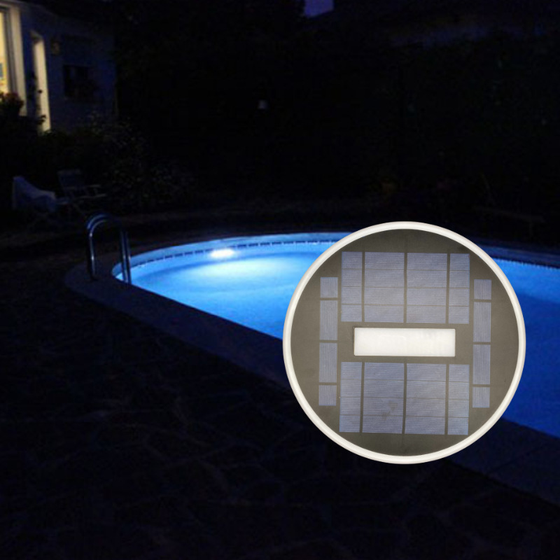 New solar swimming pool lamp waterproof grade IP68 wiring free GRB remote control solar underwater lamp New solar swimming pool lamp waterproof grade IP68 wiring free GRB remote control solar underwater lamp
