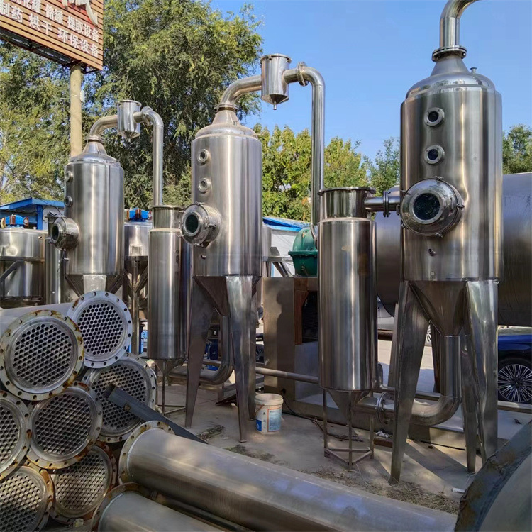 回收二手强制循环结晶蒸发器 含盐废水挥发器 不锈钢薄膜蒸发器