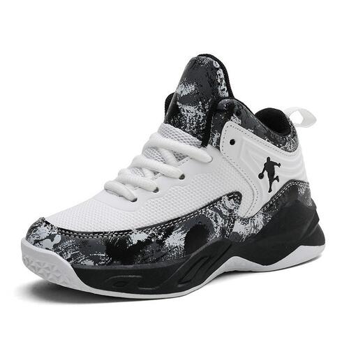 Children's Sports Shoes 2025 Spring New Mesh Breathable Cross-border Training Large Children's Casual Shoes for Boys Basketball Shoes