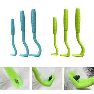 Pet insect catcher flea clip animal insect removal pulling hard tick puller cat and dog lice removal flea comb tick hook