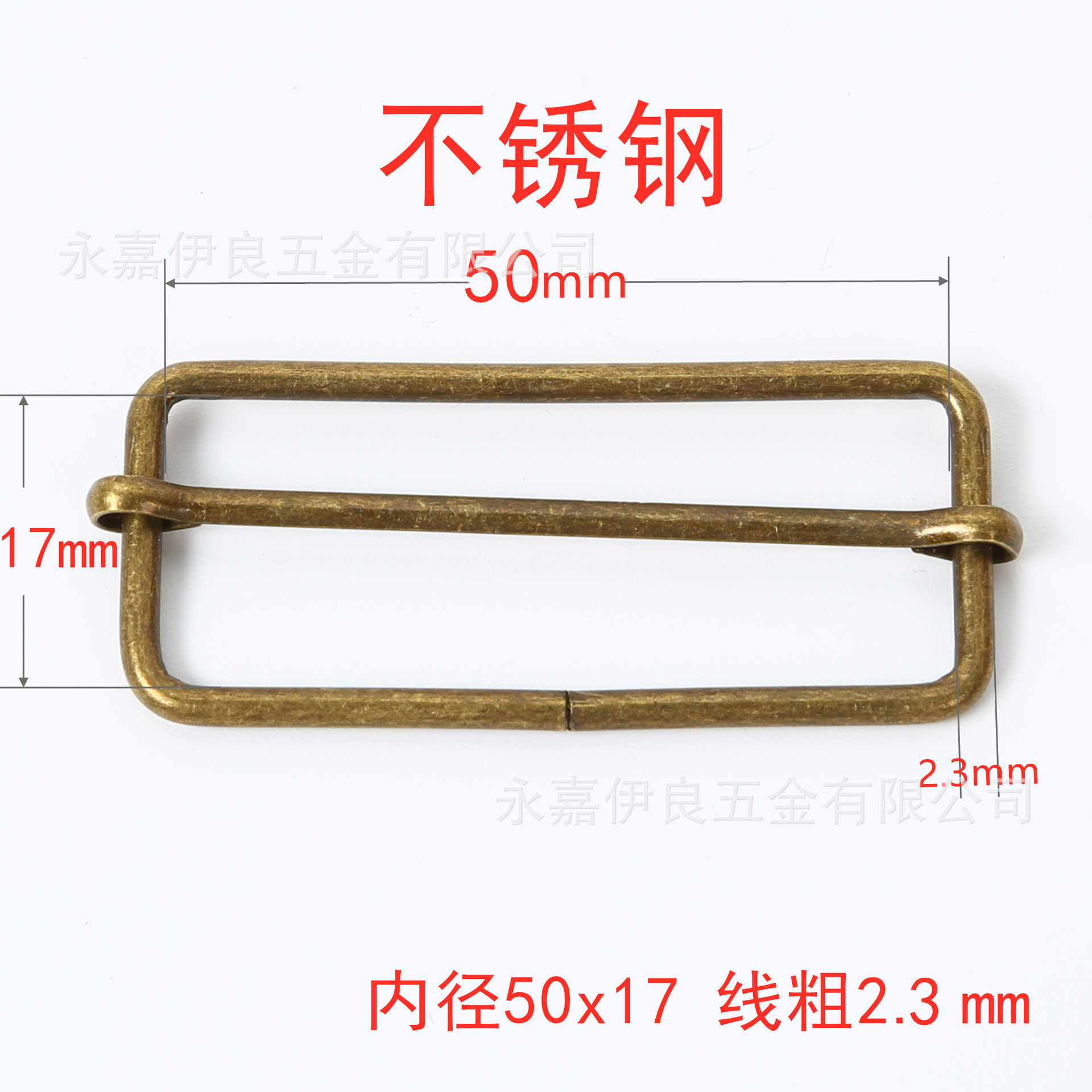 Venta directa de fábrica de hebillas metálicas en forma de D en stock, hebillas ajustables de acero inoxidable, nuevas hebillas de tracción, hebillas de tres niveles de cobre, hebillas de alambre de hierro. image 157