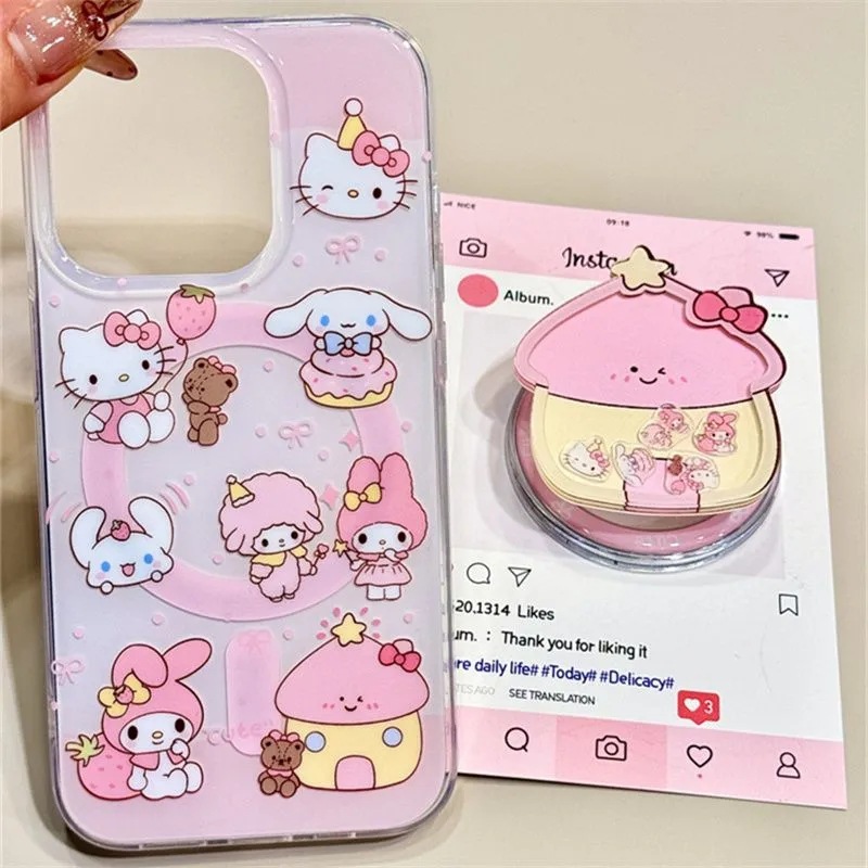 Kt cat for Samsung s23fe phone case s25ultra/s24plus/s21 magnetic s22 full package a35/55