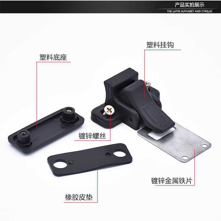 Coche eléctrico hebilla de vidrio triciclo clip de vidrio cobertizo completo medio dosel coche cerrado vehículo de cuatro ruedas ventana cerradura de vidrio