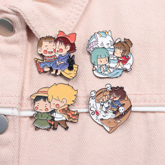 卡通設計日漫周邊高檔合金徽章配飾背包外套個性百搭Q版人物胸針