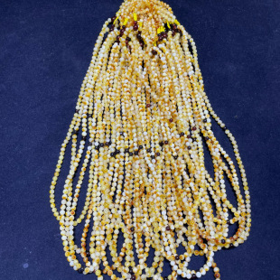 Shenzhen Songgang Direct Sales Original Mineral Natural Amber Honey Wax Pretty Color Flower Wax 108 Buddha Beads Can Be Used as Necklaces and Bracelets