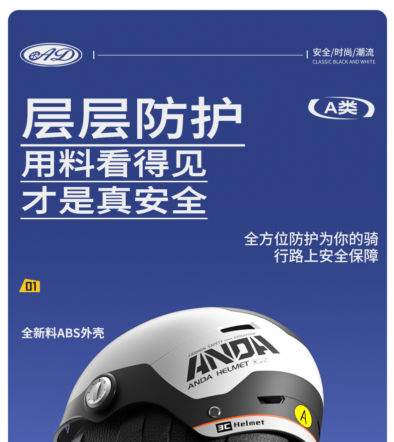 New National Standard 3C Certified Electric Vehicle Helmet