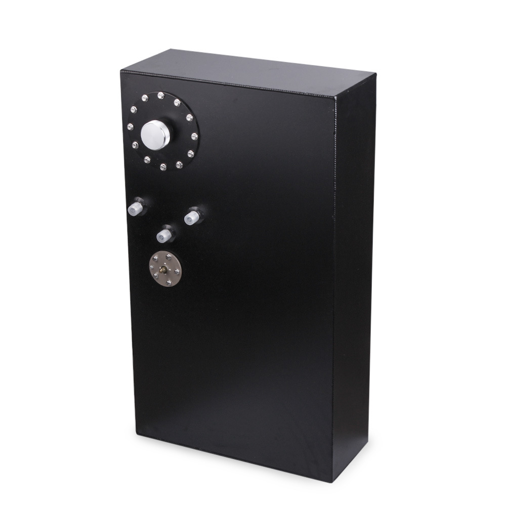 Car Modification Accessories58 LRectangular Aluminum Alloy Lower Auxiliary Fuel Tank Plastic Cover With Sensor