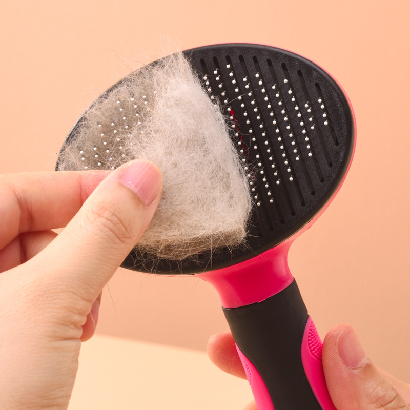 Eisenwell peine para mascotas peine de aguja para eliminar el cabello flotante artefacto de pelo de gato limpiador de pelo de perro peine de perro peine de cepillo de pelo