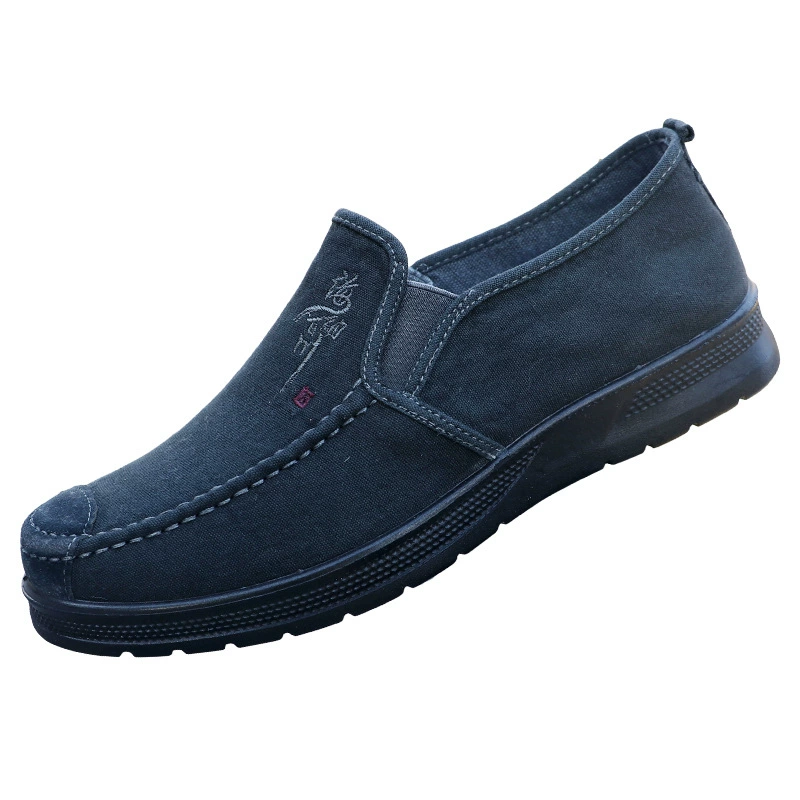 Мужские Slip-On кроссовки, верх из полиуретана, повседневные рабочие и спортивные кроссовки, размеры 39–44