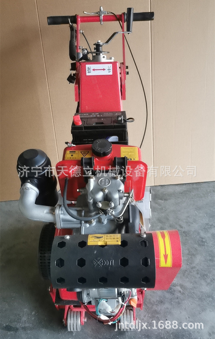 250型柴油铣刨机186F动力混凝土地面水泥路面拉毛翻新打毛机除线