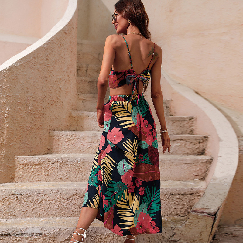 Floral Printed Beach Dress 5