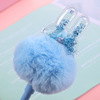 Cute diamond rabbit, gel pen for elementary school students, round beads, Korean style