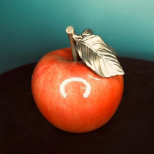 铜苹果摆件工艺品礼品家居装饰品仿真创意平平安安果批发一件可发