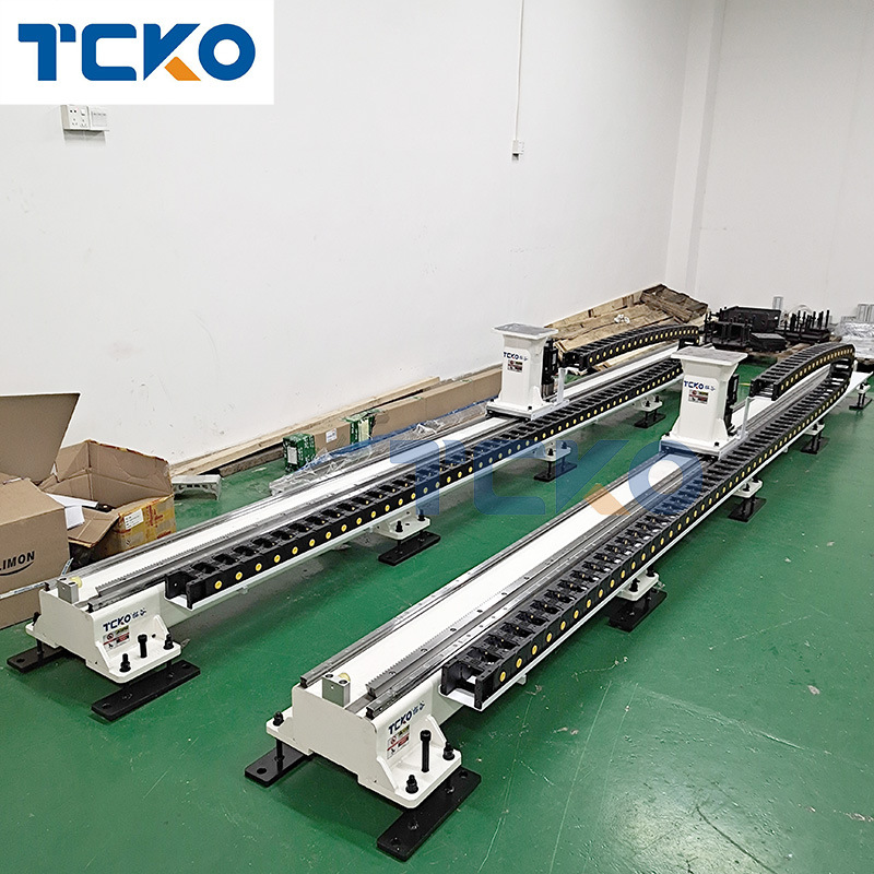 现货数控机床机器人地轨 工业机器人地面移动外部第七轴行走轨道