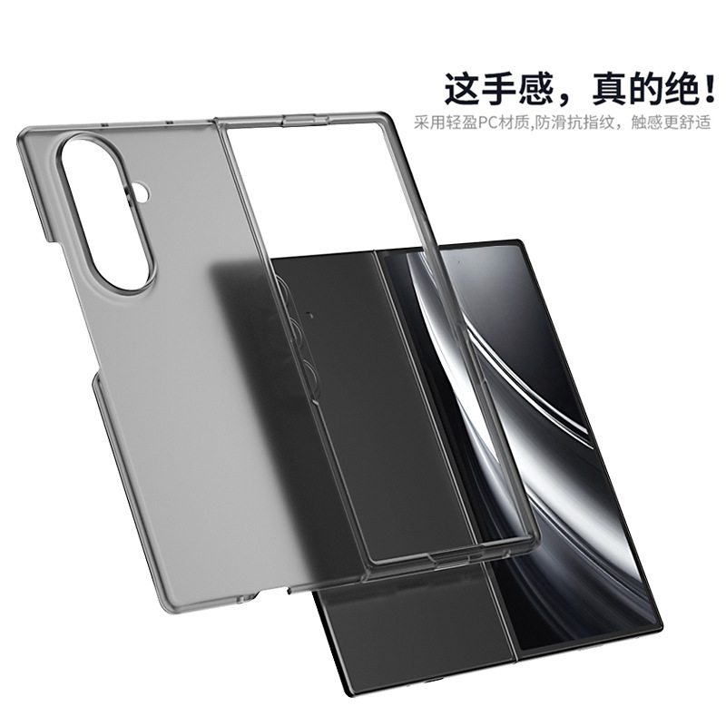 Samsung ZFold7 携帯電話ケース透明保護カバー折りたたみ超薄型 zfold6 新しいシンプルな PC ハードケースに適しています|undefined