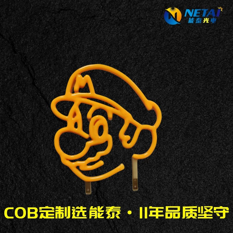 Светодиодная лампа с COB-лампой в виде мультяшного персонажа, креативная антикварная лампа с формованным филаментом, производство филаментов, поддержка индивидуального заказа.