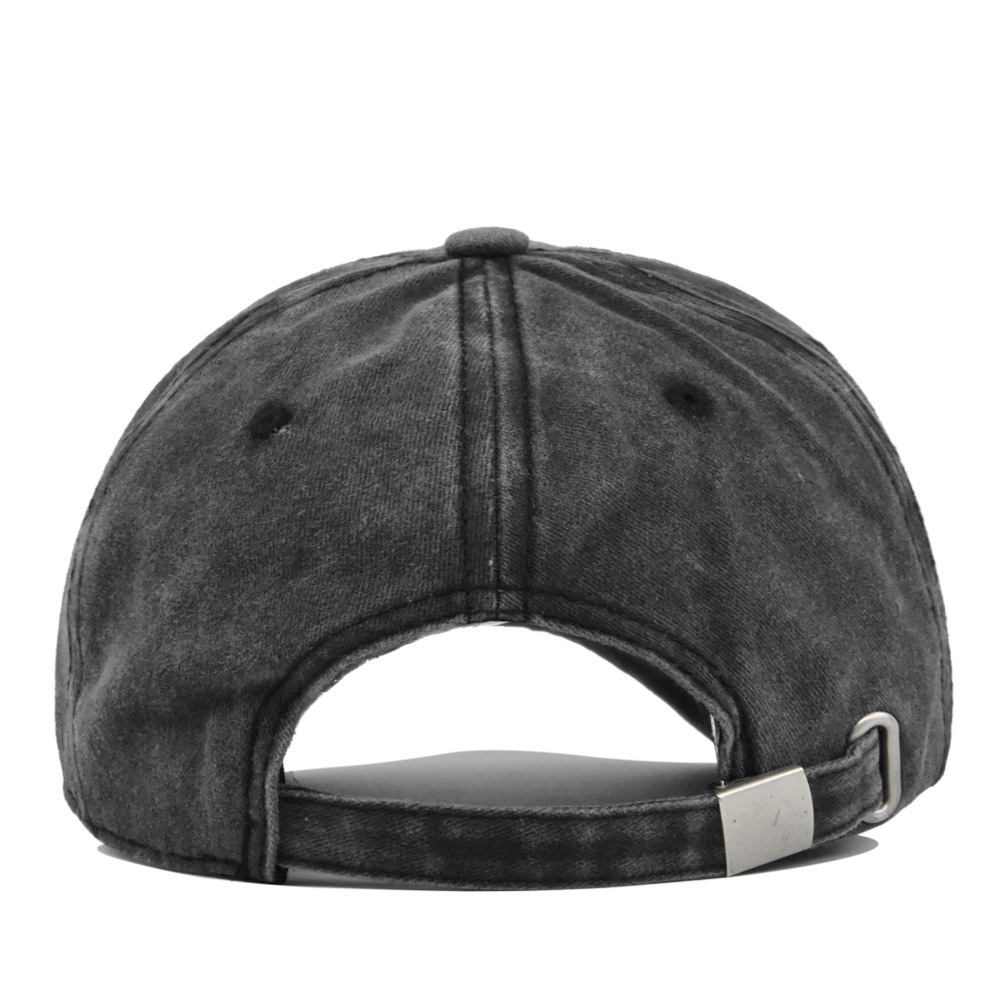Mens Baseball Cap With Coconut Embroidery Washed Cotton Sun Visor_voghion.com