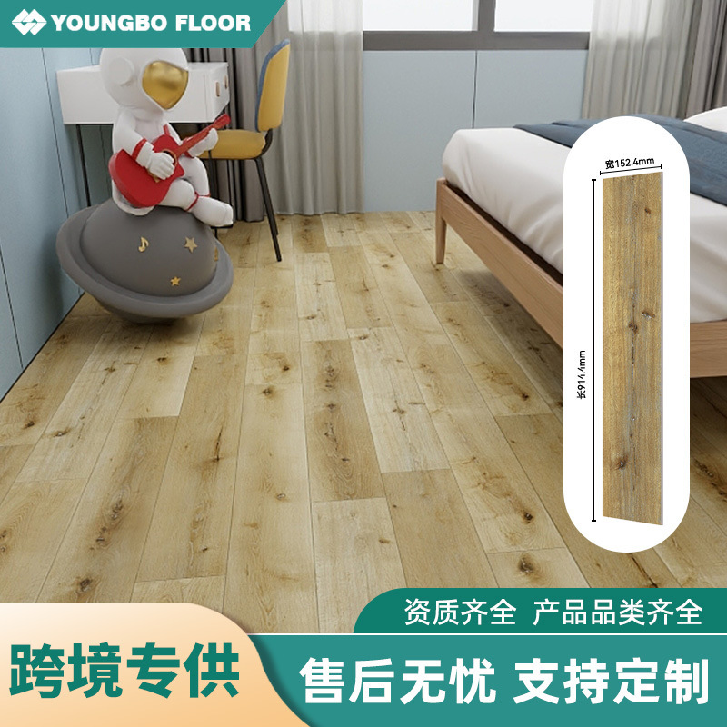 Customized Pvc Self-Adhesive Flooring Factory Wholesale Household and Commercial Stone Pattern Wood Pattern Vinyl Self-Adhesive Flooring Stickers