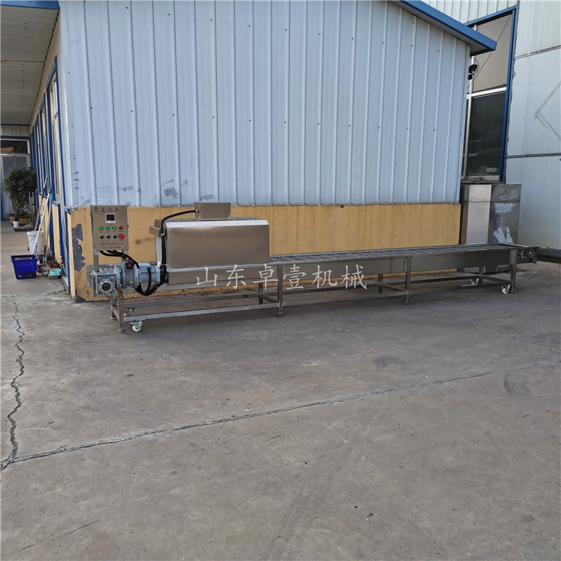 生蚝牡蛎海蛎子套标机热收缩机 芋头热输送 一机多用套标包装设备