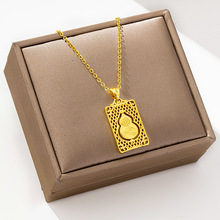 潮流仿金镂空福牌葫芦吊坠女国潮越南沙金坠子铜镀金久不掉色饰品