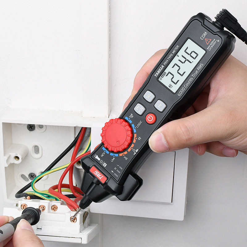 特安斯笔式万用表小型便携式全自动袖珍智能万能表数字高精度电工