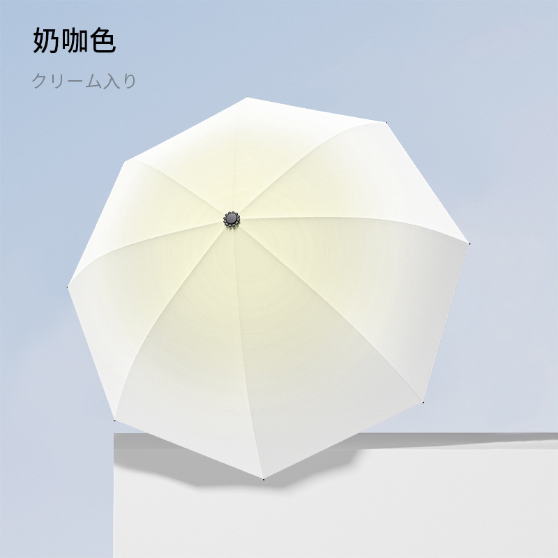 【Gradial Umbrella Surface】8 Bone Manual Umbrella-Milk Rice