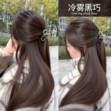 榛果灰棕色染发剂2025流行色免漂冷雾黑巧染发膏自己在家染蜜茶棕