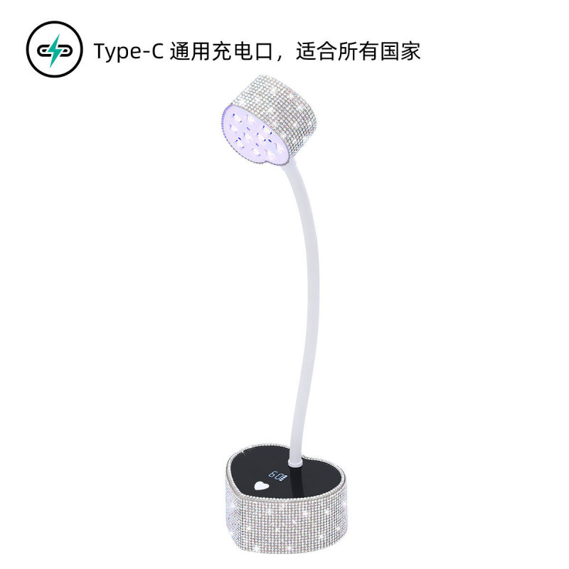 クロスボーダーダイヤモンドデスクトップ光療法ランプワイヤレス電力貯蔵インテリジェント誘導 30 ワットマニキュアベーキングランプ高速ベーキング接着剤 UV ベーキングランプ|undefined