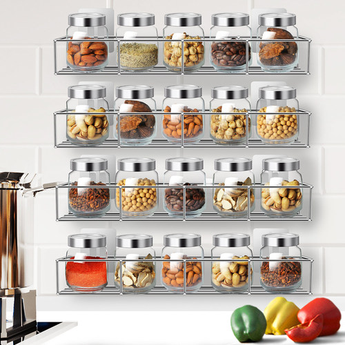 GJU8 seasoning bottle seasoning box chicken essence salt pepper chili noodles jar miscellaneous grain snacks kitchen storage set device