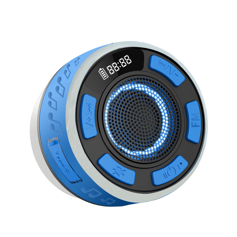 【メーカー在庫あり】Bluetooth スピーカー 浴室用 防水 クロスボーダー 大型吸盤 ミニ ワイヤレス 家庭用 屋外 ポータブル|undefined