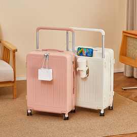 宽拉杆行李箱学生拉杆箱旅行箱新款多功能大容量结实耐用密码箱子