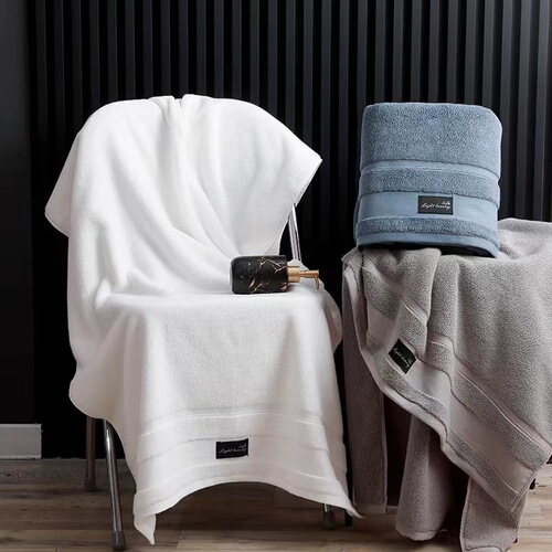 New hotel thickened cotton towel 35*75 bath towel 70*140 combed cotton 32 strands can be embroidered with logo