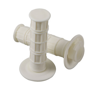 White Universal Handle Half Face Pattern-Handle Pitbike/Big Off-Road/Atv/Motorcycle