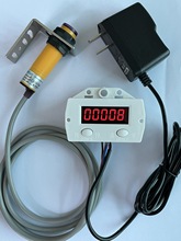 激光/红外线/金属自动感应220V红光LED计数器/传送带封口机