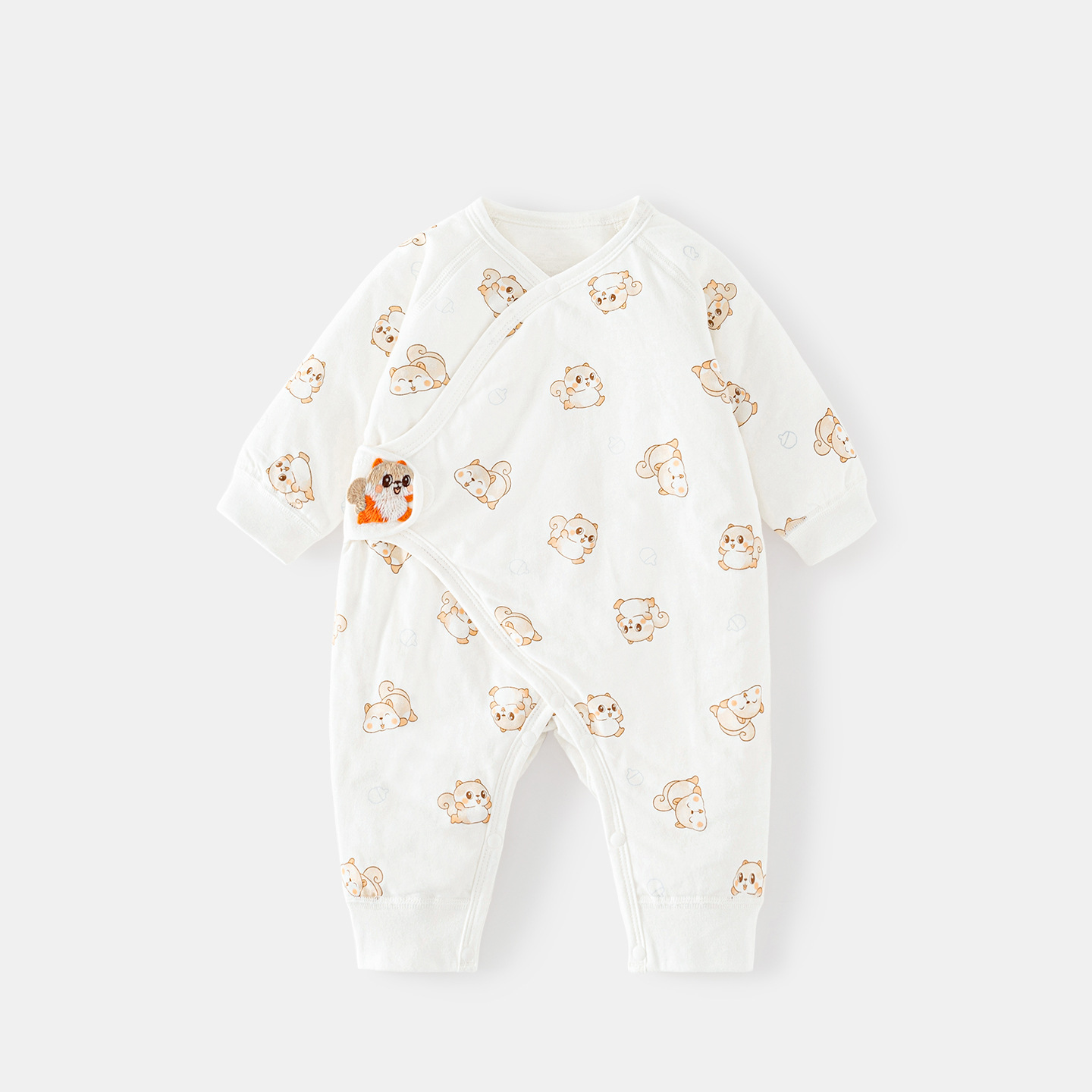 Ropa de bebé recién nacido primavera, otoño, invierno, nacimiento de algodón caliente 0 monje en marzo, ropa de bebé recién nacido, camiseta de bebé recién nacido