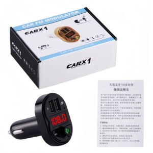 Simsiz Avtomobil Bluetooth Adapteri Hands-Free Zəng U Disk/TF Kart Yayımı