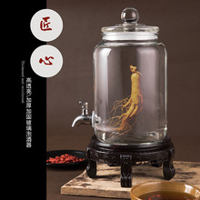 泡酒玻璃瓶带龙头5斤10斤20斤加厚泡酒罐家用密封泡酒坛子酒瓶