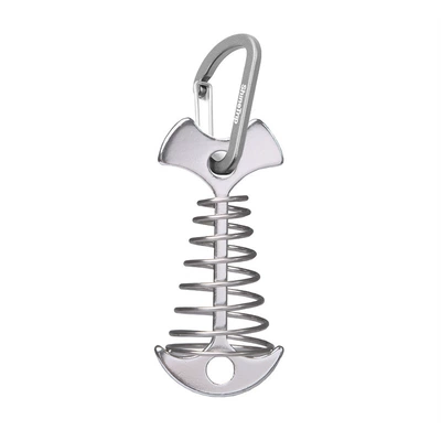 Çadırlar – Spring Fishbone Ground Nail Camping - silver-lengthened-spring-fish-bone-nail-combination-single