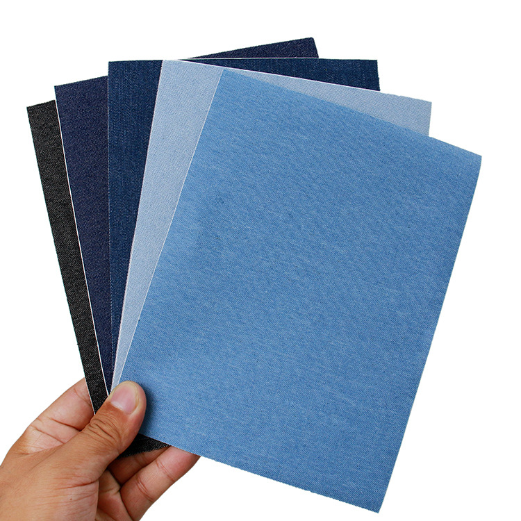 Parche de parche autoadhesivo de mezclilla Parche de mezclilla de codo Parche de parche de rodilla Parche de parche de subsidio de reparación de ropa de corte