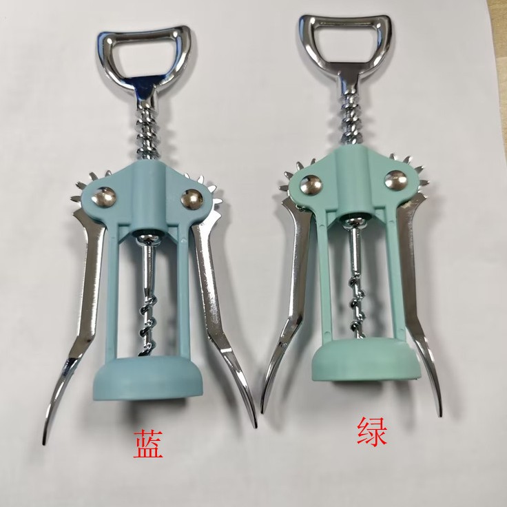 Abridor de botellas de vino abridor de botellas de cerveza multifuncional aleación de zinc campana boca champán abridor de botellas de diamante de acero inoxidable abierto