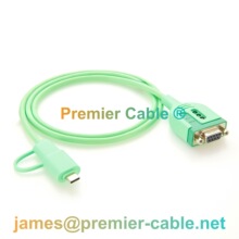 ����һUSB-A USB-C�DDB9 RS232���ھ� USB�p�ӿ��D9�ͨ���D�Q