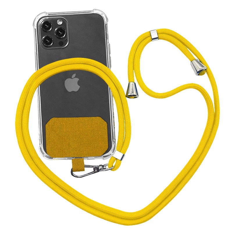 Correa para teléfono transfronteriza de 6 mm, correa ajustable de poliéster para teléfono, se puede usar cruzada, con soporte seguro para tarjetas.