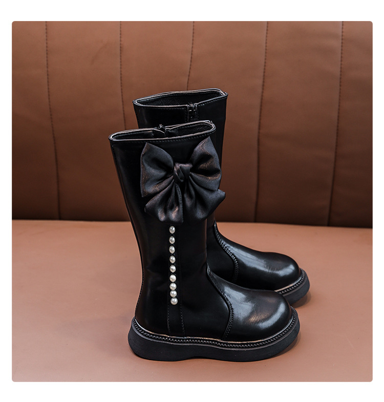 Girl's Streetwear Solid Color Round Toe Martin Boots display picture 1