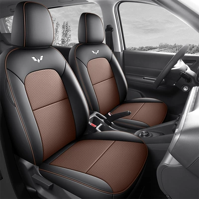 Energy Special Car Seat Cushion, Modelə uyğun (Original) oturacaq örtükləri - two-seater-all-inclusive-standard-version-black-coffee-color-hongguang