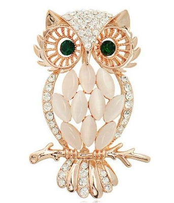 fashion crystal enamel owl Yaxa sancaqları - 14