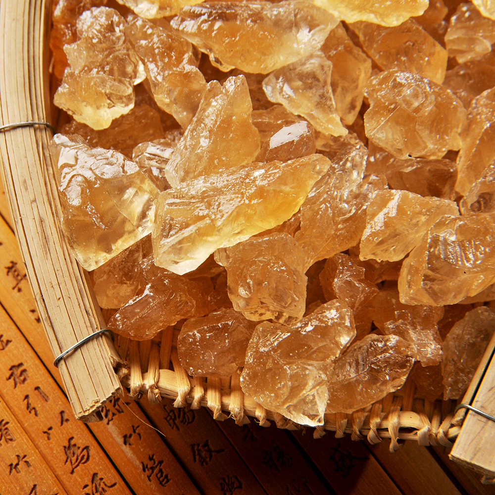 Yunnan Yellow Rock Sugar Cane Multi Crystal Old Rock Sugar 500g Jar details