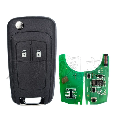 Suitable for Opel Car Key 315/433Mhz Id46 Chip 2/3 Key Foldableing Remote Control Non-Smart Model (Car Keys) - suitable-for-opel-315mhz-2-keys