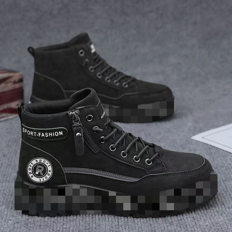 Tendencia diaria versátil respirable zapatos casuales de hombre al aire libre montañismo trabajo de protección laboral zapatos de hombre 2025 nuevo otoño