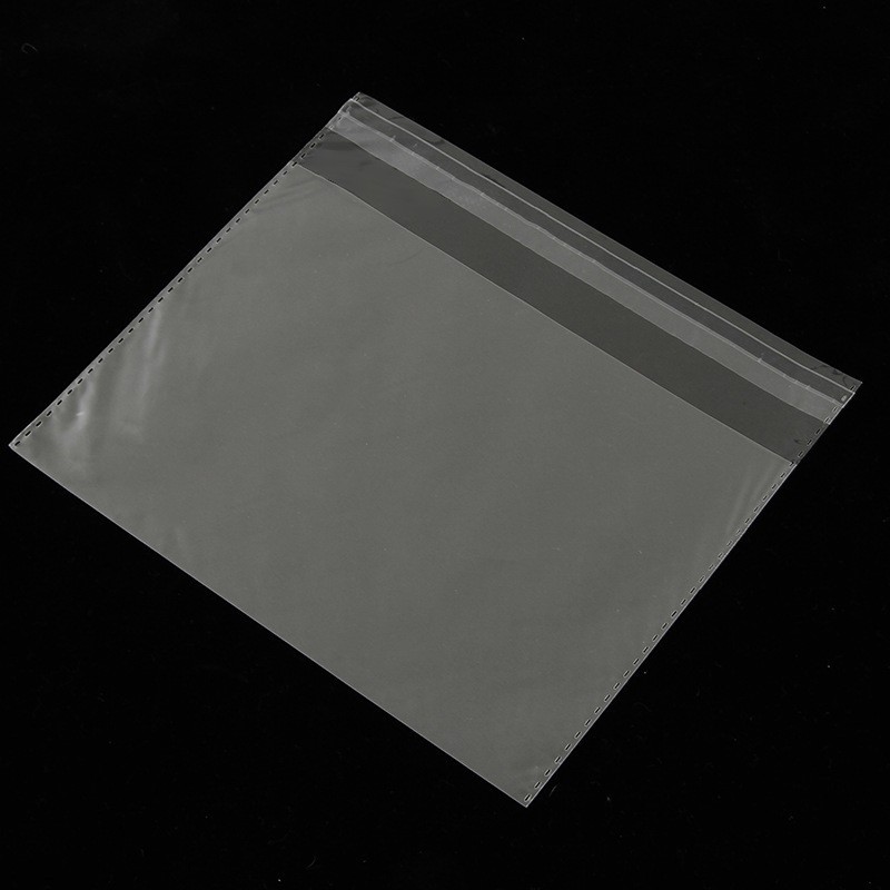 OPP透明自粘袋卡头包装袋透明塑料薄膜自封袋不干胶平口袋批发