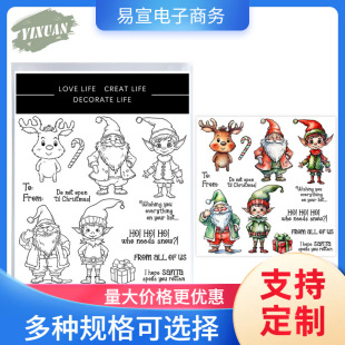 Old Children scrapbook DIY Transparent Silicone Stamp cutting dies Metal Cutting Knife Mould